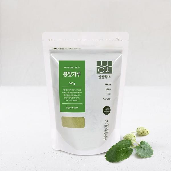 확대된 대표 신선약초 국산 뽕잎가루 300g 상엽 분말(1)
