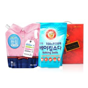 한입 일반드럼겸용 2L+한입 베이킹소다 1kg