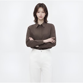 [BEIGE]스탠다드핏 셔츠 블라우스 (PS7WB261)