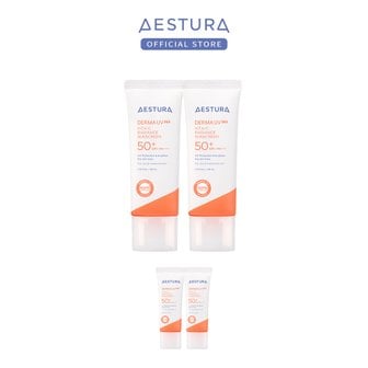 에스트라 NEW 더마UV365 수분광채 선크림 40ml x 2개
