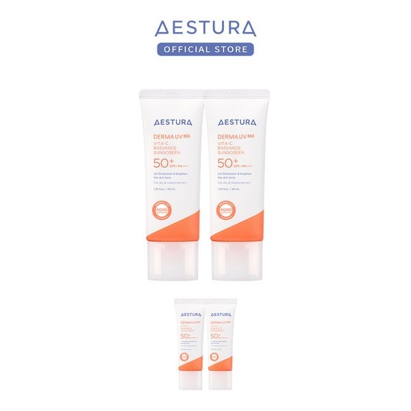 NEW 더마UV365 수분광채 선크림 40ml x 2개