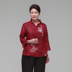 더하랑 화사드리 여름 인견 자켓 레드