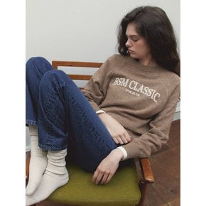 BSM CLASSIC KNIT PULLOVER - MOCHACCINO