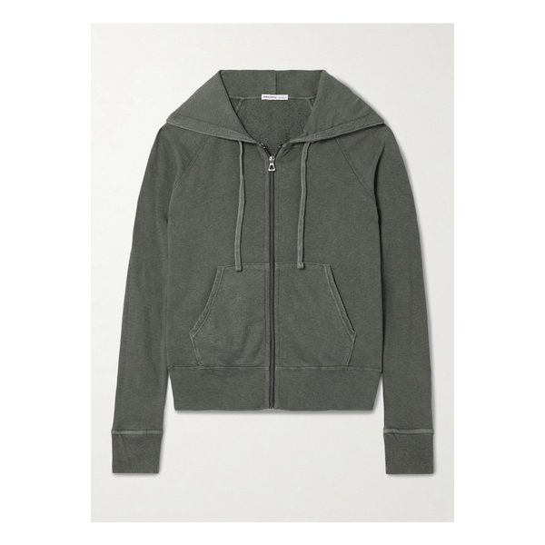 빈티지 프렌치 테리 코튼 후디 그레이 그린 46376663162883646