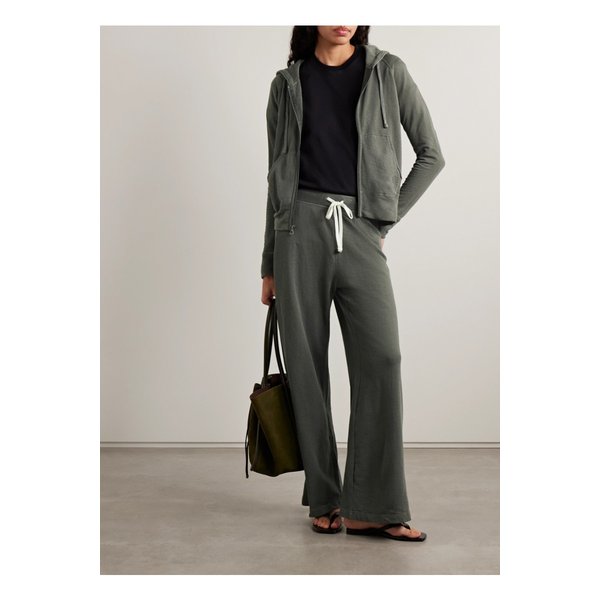 빈티지 프렌치 테리 코튼 후디 그레이 그린 46376663162883646