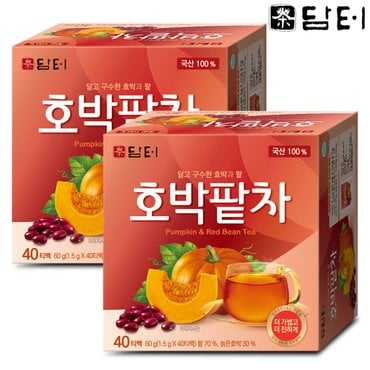  담터 호박팥차 40T x2개 총80T