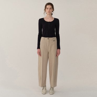 킨더살몬 FW24 Louisa Pants Washed-Wood