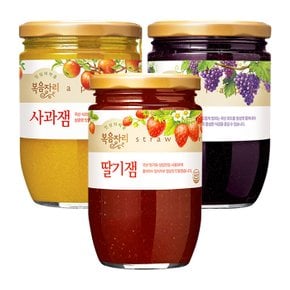 복음자리 딸기잼500g +사과잼620g +포도잼620g (총3병)