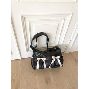 Ribbon duffel bag_black