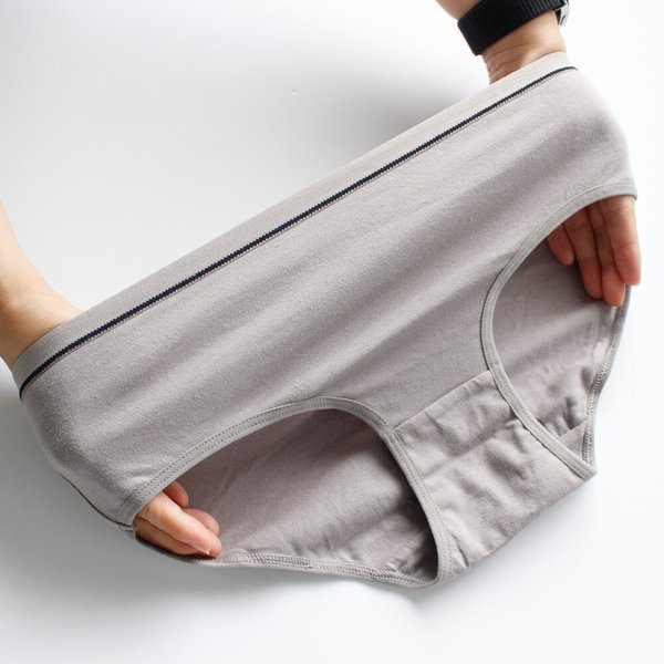 여성 면팬티 미디 빅사이즈 학생속옷 라인코튼