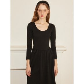 Basic Ballet Core Dress_ Black