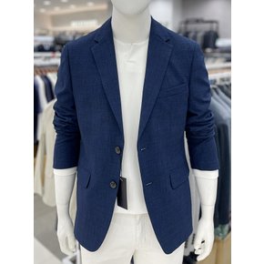 남자 쿨폴리 멜란지 블루 컬러 캐주얼 여름 콤비 자켓