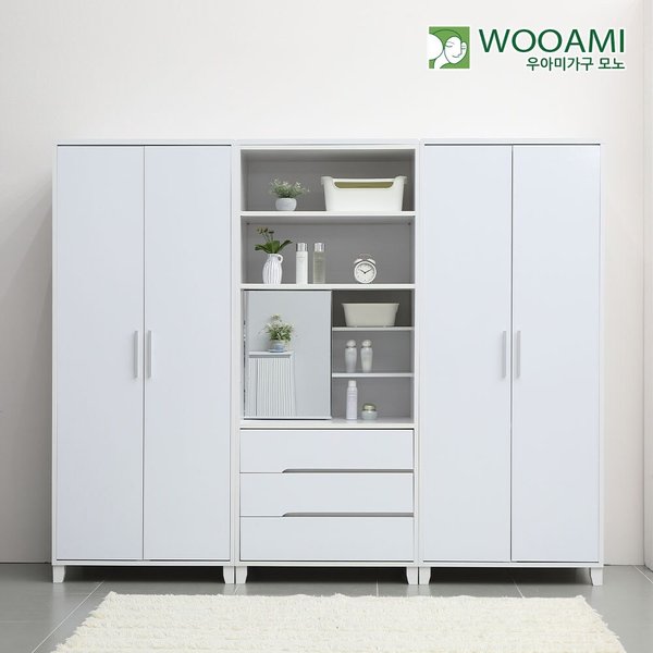 [착불] 우아미가구 모노 헤브 서랍 화장대 옷장 JD5056