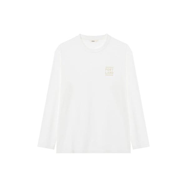 포틀랜드 롱슬리브 티셔츠 O.White