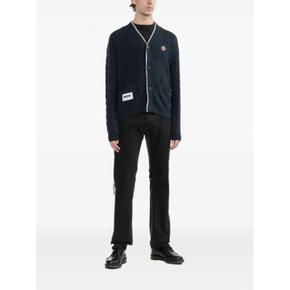 26 FW 에프바이 베이프 로고 자수 가디건 AKND345XXP TP443620558