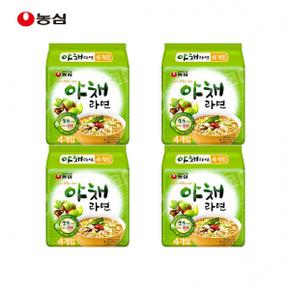 [농심] 야채라면 4입 멀티팩 x 4P (16봉)