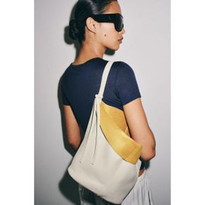 ZARA 자라 우먼 레더 숄더 백 화이트 6121810850 6121810 1323103