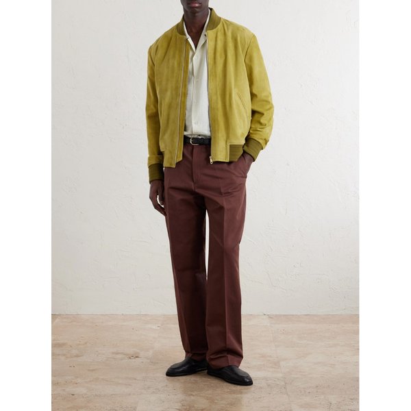 스트레이트 코튼 리넨 블렌드 트윌 팬츠 46376663163069545