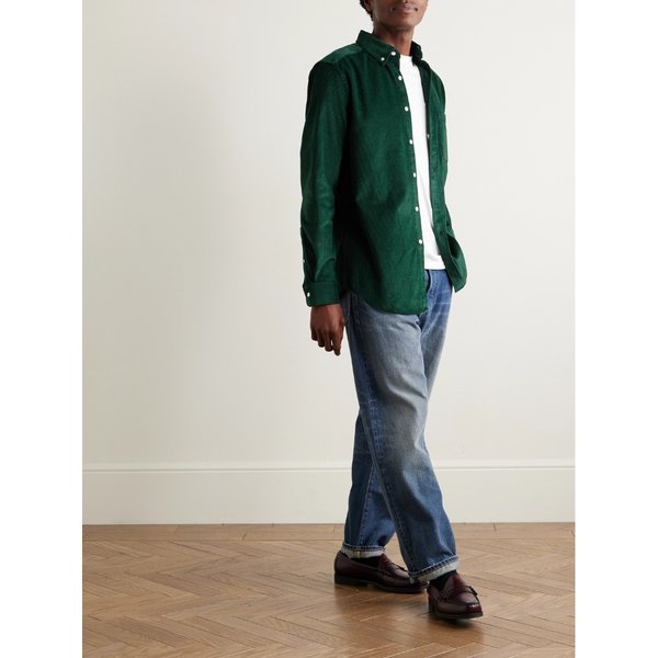 포르투기스 플란넬 로보 버튼다운 칼라 코듀로이 셔츠 46376663162911720