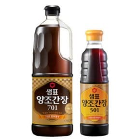 샘표 양조간장701 1.7L + 양조간장 501 500ml