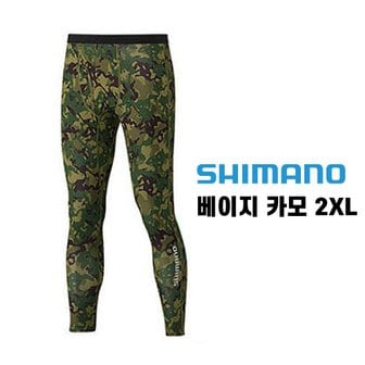 팜피싱 시마노 선 프로텍션 레깅스/베이지 카모 2XL