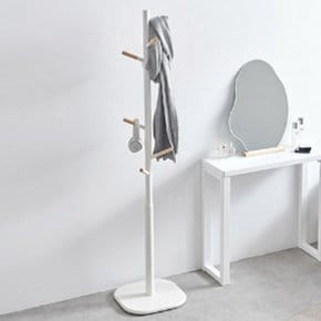 화이트 겉옷 행거 자취방 사장실 오피스 서재