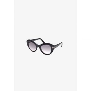 4576038 Tom Ford GUINIVERE - Sunglasses nero-grigio fumo (sfumato)