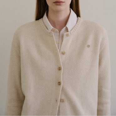 로서울 Classic knit cardigan Beige