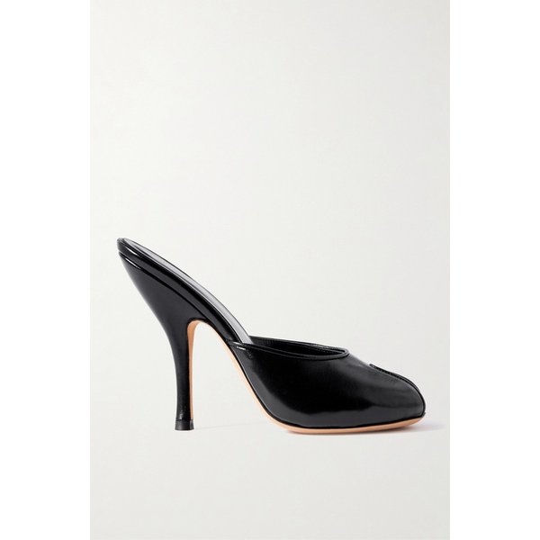 주드 데이트 컷아웃 가죽 뮬 블랙 46376663163034500