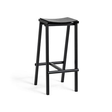 HAY 헤이 HAY Taburete 8 Bar stool Low 타부레테 8 바스툴 로우 블랙/블랙 워터 베이스 래커드 오크