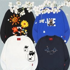 엘라모 25 신상 봄 맨투맨 남녀공용 S~4XL 빅사이즈
