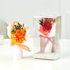 미니 꽃다발 시들지 않는 생화 꽃다발 프리저브드 천일홍 기념일 꽃다발 납골당꽃 - 5종 (택1)