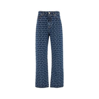 발렌티노 [발렌티노 가라바니] Jeans 4B3DD17L8CU 558 Printed