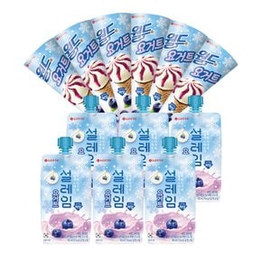 요거트 저당 월드콘x6+설레임x6