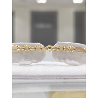 로제도르 [파주점] [로마쥬Y] 팔찌 클립&컷팅타원형 유닛 복합 팔찌 PG 14k 282301206