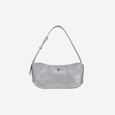 groove middle bag - crinkle silver SCTTHFWGMB004