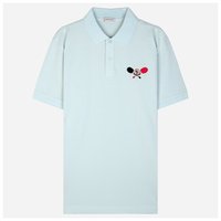 몽클레르 [시흥점] [몽클레어]24SS 8A00009 89A16 70C 남성 테니스 로고 PK 셔츠 라이트 블루