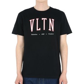 디몬트 23 S/S 발렌티노 남성 VLTN 로고 프린트 반팔(블랙) 2V3MG13D96S TTL