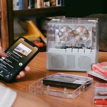 리스닝룸 by ODE NINM Lab ITS REAL TAPE 카세트 플레이어 블루투스 스피커 불투명 [공식수입]