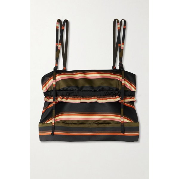 멀티컬러 크레이프 스트라이프 탑 46376663162958843