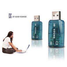 컴퓨터부품 사운드 USB 3D 사운드카드 외장형