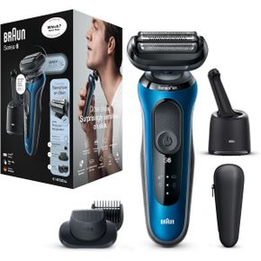 영국 브라운 트리머 Braun Series 6 Electric Shaver for Men with Beard Trimmer Precision Sma