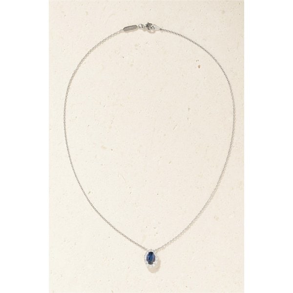 가라드 1735 플래티넘 사파이어 다이아몬드 목걸이 46376663162986686