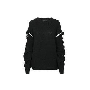 ROSE CUT OUT KNIT black