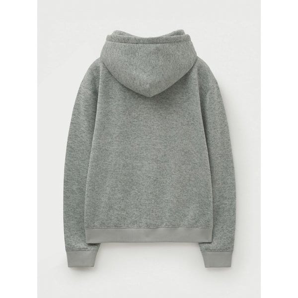 루고 헤더 테리 후드 티셔츠_세이지 그린