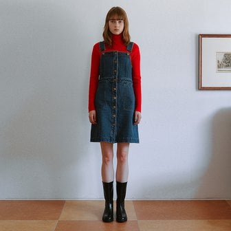 로라로라 DENIM OVERALL ONE-PIECE BLUE