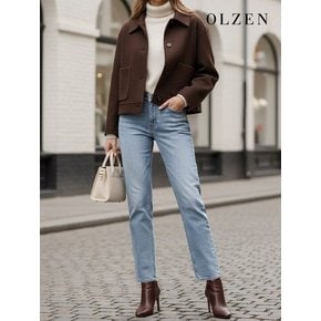 여성 프리즘 스탠다드 데님 팬츠 (ZLC4DP1101)
