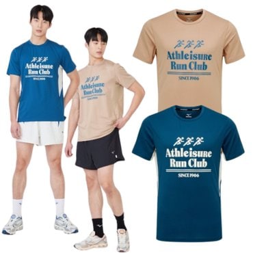 미즈노 24SS 런닝 그래픽 반팔 티셔츠 RUNNING GRAPHIC SHORT SLEEVE 32YA410133 32YA410164 2C