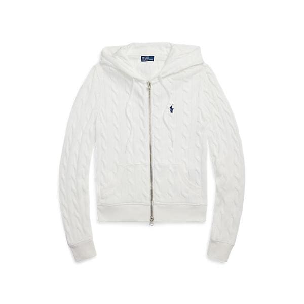 여성 케이블 니트 코튼 풀 지퍼 후디(WMPOKNINA920046100)