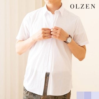 올젠 트리코트 반팔 드레스셔츠(ZOA2WD1301)